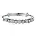 thumbnail image 3 of EOEMY Fashion 925 Silver Beads Bangle Bracelet Womens Girl Jewelry Accessories Wedding, 3 of 9