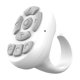 thumbnail image 5 of Control remoto inalámbrico portátil recargable con Bluetooth Blanco, 5 of 9