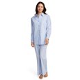 thumbnail image 4 of Jockey Women's Cotton Poplin Long Sleeve Button Up, 4 of 7