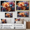thumbnail image 4 of Designart "Joyful Abstract Art" Orchids Wall Art Living Room, 4 of 7