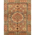 thumbnail image 1 of Ahgly Company Indoor Rectangle Abstract Orange Abstract Area Rugs, 2' x 4', 1 of 6