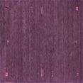 thumbnail image 1 of Ahgly Company Indoor Square Abstract Purple Contemporary Area Rugs, 6' Square, 1 of 4