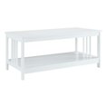 thumbnail image 2 of Convenience Concepts Table Basse Mission en Finition Bois Blanc, 2 of 3