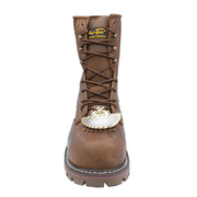 1021 Mens 8 Composite Toe Waterproof Logger Brown