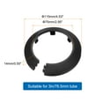 thumbnail image 2 of 5PCS Pipe Cover Decor 3in/76.5mm Flange Pipe Cover Decor PP Plastic, Black, 2 of 6