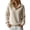 Khaki, variant on Womens Knit Quarter Zip Sweatshirt Loose Fit Stand Long Sleeve Casual Pullover Top for Fall Work Daily Wear