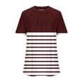 thumbnail image 5 of Kaemgyyd Womens Plus Size Tops Summer Striped Short Sleeve Pleated T Shirt Crew Neck Lightweight Blouse Outfits, 5 of 5