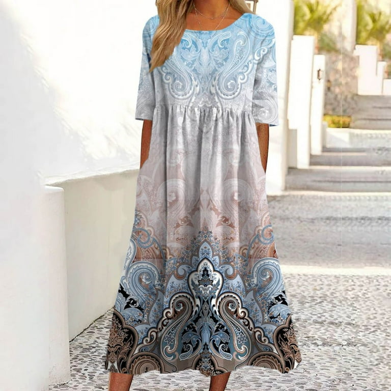 Floral easter dresses womens hotsell
