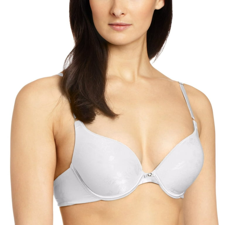 Womens Extreme Ego Boost Tailored Push-Up Bra, 36A, White Lace 