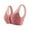 Rose Gold, variant on TSADFHJI Women's Leaf Jacquard Thin Large Size No Steel Ring Front Buckle Skin Friendly Comfortable Underwear Women's Bras Bodysuit Bras for Women Satin Women Bras Black Rose Gold 40/90