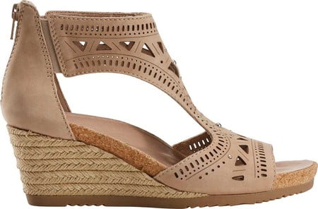 earth barbuda wedge sandal