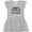 AC-Heather Grey, variant on Inktastic Do Not Squash Cute Jumping Spider Girls Toddler Dress