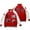 RED, variant on Ive New Album Kitsch Merch Baseball Jacket Bomber Coat Korean Fashion Casual Bomber Jackets Outerwear