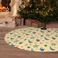 thumbnail image 6 of Rateoe Sea Turtle And Whale Print Christmas Tree Skirt 30" for Xmas Holiday New Year Party Circle Tree Mat Ornaments Decoration, 6 of 7