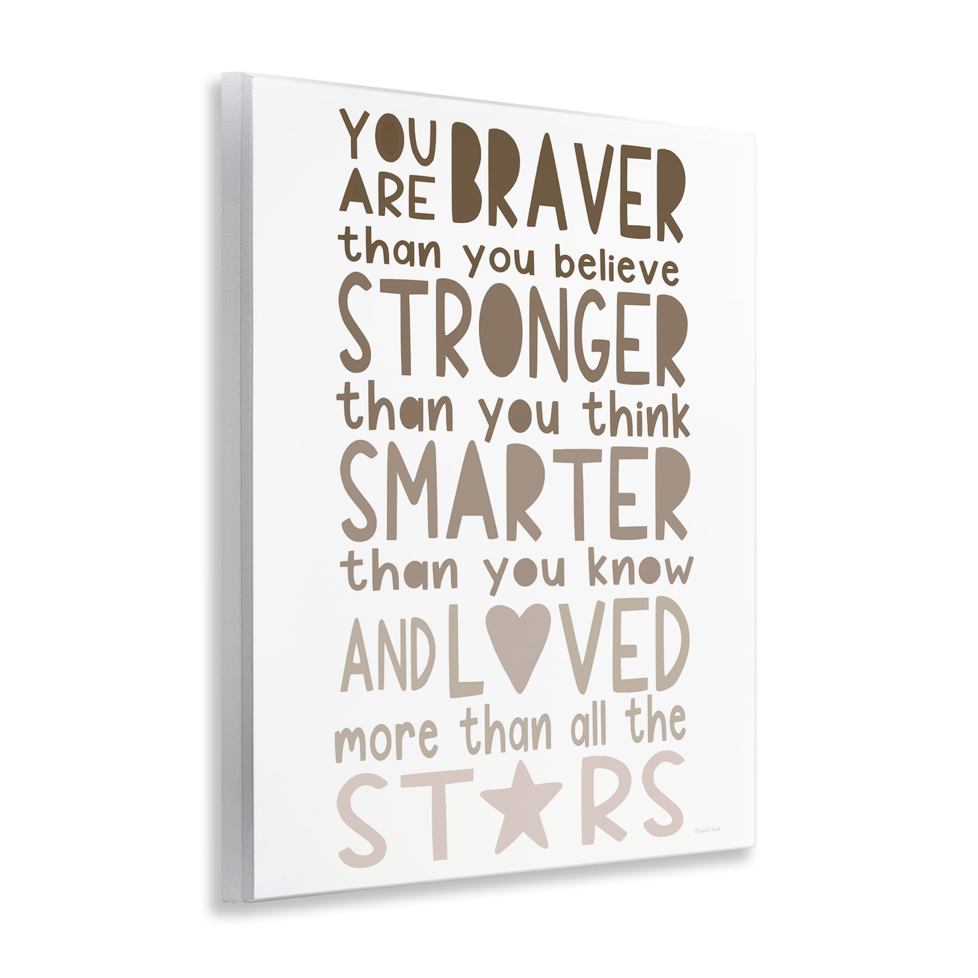 Stupell Industries Loved More Than The Stars Wall Plaque Art, design by Elizabeth Tyndall
