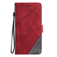 thumbnail image 1 of Stylish PU Leather Contrast Color Phone Case - Perfect for Your iPhone!, 1 of 1
