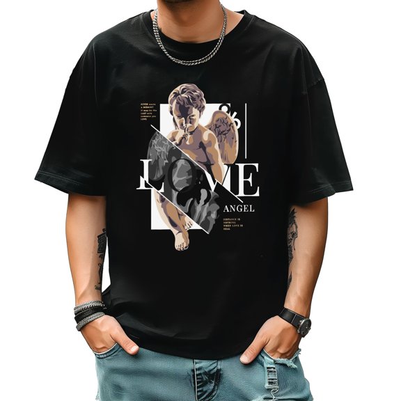 Graphic Tees for Men Summer New Print Casual Tee Fashion Trend Sports Shirt Select