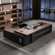 thumbnail image 2 of Console Organization Office Desks Luxury Meeting Workbench Boss Office Desks Standing Computer Bureau Meuble Office Supplies My Lux Decor Round, 2 of 14