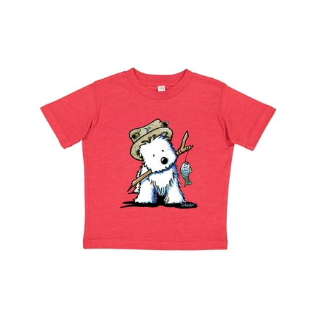 

Inktastic Westie Fishing Buddy Gift Toddler Boy or Toddler Girl T-Shirt