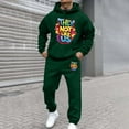 thumbnail image 2 of CONZONE Mens 2 Piece Sweatsuits Casual Men's Jogging Tracksuit Set Letter Graphic Pullover Hoodie Pants Sweat Suit for Men Cozy Fall Winter Athletic Track Suit Outfits, 2 of 4