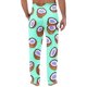 thumbnail image 5 of Pantalones largos para hombre con estampado de cintura elástica y bolsillo con cordón, pantalones largos de poliéster para hombre, 5 of 5