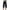 Black, variant on Maplenight Womens Capris Summer Elastic Casual Solid Color High Waist Thin Straight Leg Casual Pants