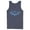 Navy Blue, variant on Men's Batman Logo Digital Wing  Tank Top Navy Blue 2X Large