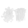 thumbnail image 3 of Bridas universales para cables, correas para gestión de cables, bridas autoblocantes multiusos 50 bridas de nailon, 3 of 9