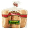 Franco Sourdough Sandwich Rolls, 6 count, 17 oz