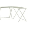 thumbnail image 2 of Pemberly Row Contemporary X-Leg Command Center Computer and Gaming Desk - White, 2 of 8