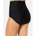 thumbnail image 3 of Island Escape BLACK High-Waist Tummy Control Top Bikini Swim Bottom, US 16, 3 of 4