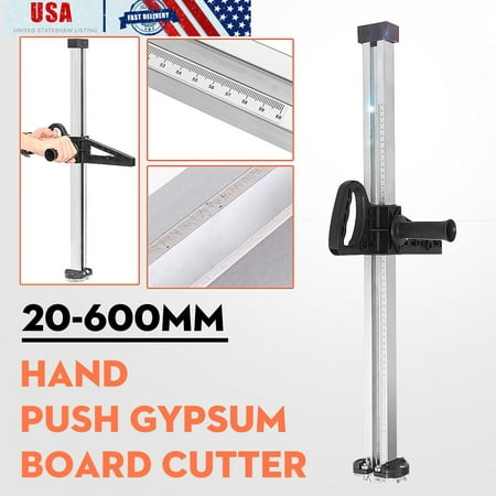 20-600mm Manual Gypsum Board Cutter Hand Push Drywall Artifact Tool Cutting (Best Way To Cut Drywall)
