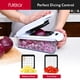 thumbnail image 3 of Picador de verduras Fullstar Mandoline Slicer y rallador de queso, 3 of 9