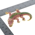 thumbnail image 4 of Large Alligator Rhinestone Brooch, 4 of 4