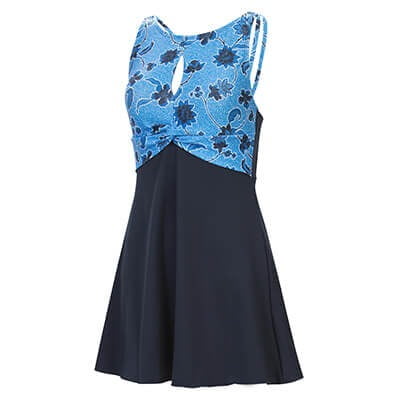 Dolfin Aquashape Women's Water Lily Knot Front Swim Dress Swimsuit