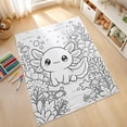 thumbnail image 4 of Linnome Coloring Blanket for Washable Polyester Throw - Reusable Large Coloring Mat Creative Art Activity - Fun Color-In Blanket for Teens Home Playroom Gift, 4 of 7