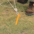thumbnail image 2 of Clearance Under $0.59! 1PC Plastic Tent Stake, 8.8 Inch Heavy Duty Ground Anchor for Camping & Garden, Plastic, for Outdoor & Yard, (8.8in, Orange-Red), 2 of 5