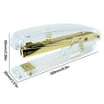 thumbnail image 2 of Transparent Stapler adult Office Supplies Fashionable Binding Tool High-End Design 8-Page Capacity, 2 of 5