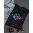 thumbnail image 3 of Make Your Dreams Happen Crystal T-Shirt Women -Image by Shutterstock, Female x-Large, 3 of 4