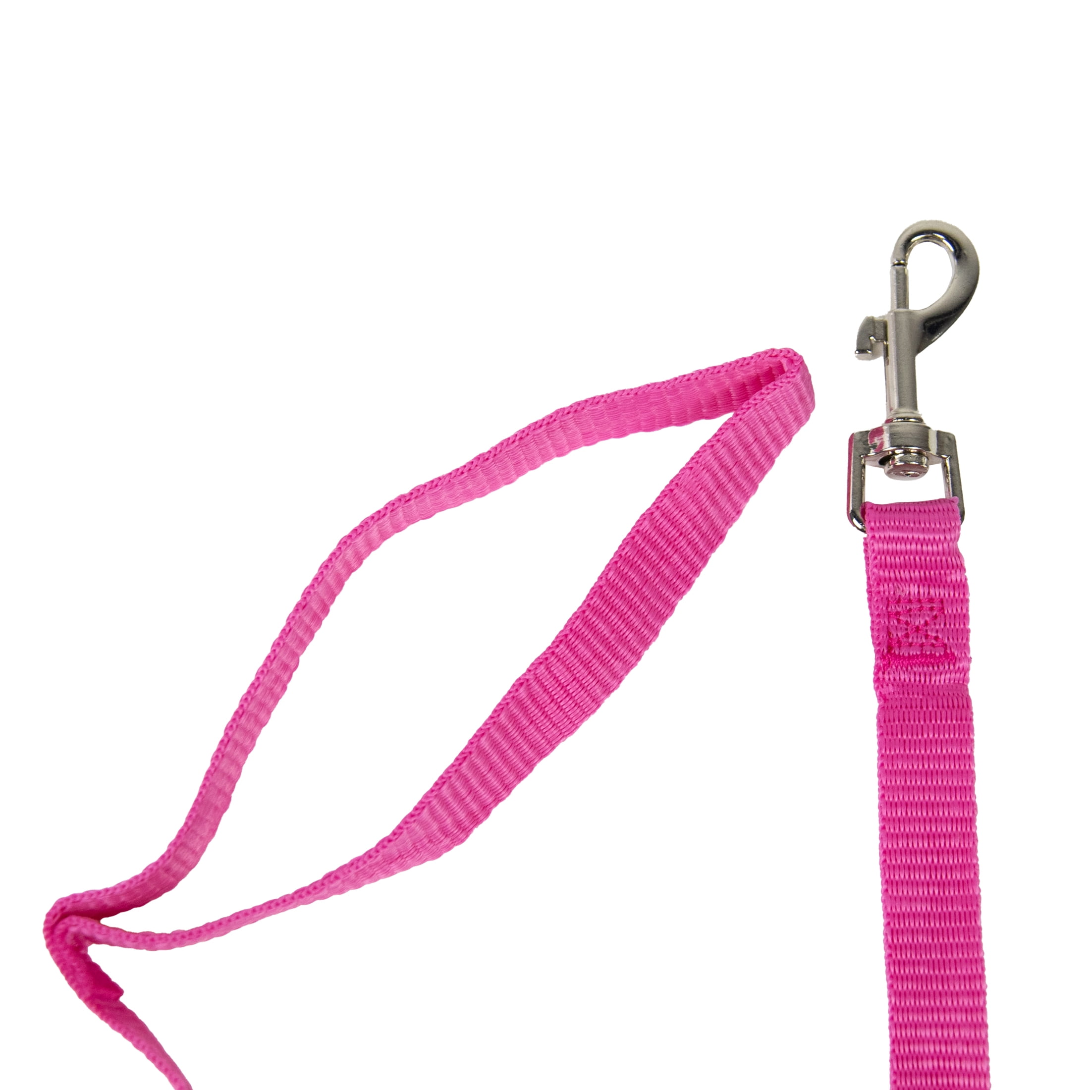 Pet Champion 4' Metal Standard Dog Leash, Pink, S