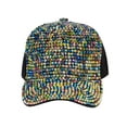 thumbnail image 2 of Top Headwear Two Tone Shiny Stone Denim Baseball Cap - Multicolor, 2 of 4