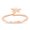 Rose Gold-Tone, variant on Sterling Silver Mini Dragonfly Ring Size 5