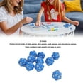 thumbnail image 3 of Ensemble Polyédrique de 10 Pcs, Jeu de Table en Plastique Léger à 20 Côtés avec Chiffres Transparents pour Jeux de Rôle sur Table, 3 of 7