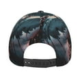 thumbnail image 4 of Xecao Wave Chain Shark for Baseball Cap: Unisex, crafted from classic polyester twill fabric, featuring a soft unconstructed design, 4 of 5