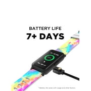 iTech Active 3 Unisex Adult Smartwatch Fitness Tracker, Tie Dye, Silicone Strap
