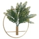 thumbnail image 2 of 1Pcs Wall Plant Decor Round Artificial Plants With Metal Round Hanging Hoop For Decor, 2 of 8