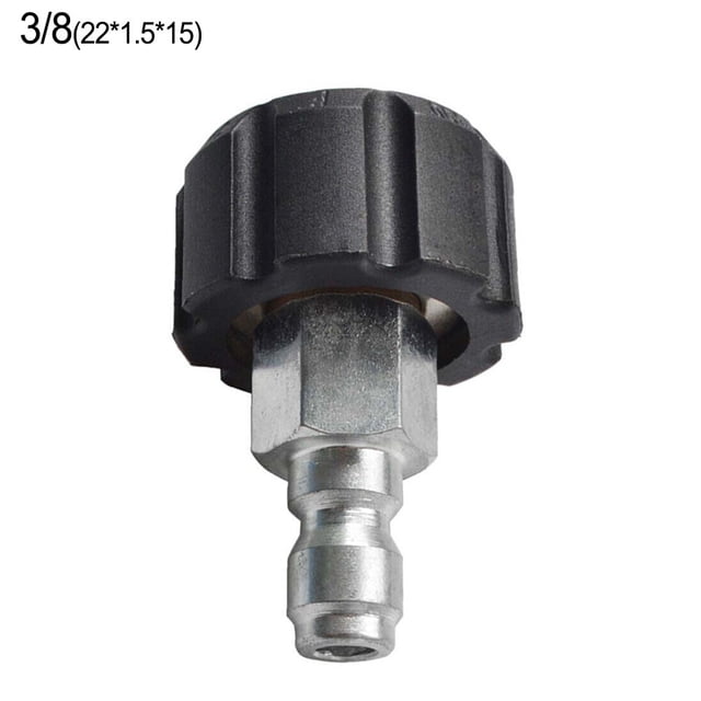 Black Sliver Quick Connector High Quality Quick Connector 1/4 3/8 Inch 3/8 Qd Male To M22 15mm Female