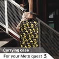 thumbnail image 4 of Étui Rigide de Transport Compatible avec Accessoires Oculus Quest 3 Casque VR, Sac de Rangement de Voyage avec Couvre-Visage en Silicone, Protecteur d'Objectif, Sangle Elite et Contrôleurs Tactiles, 4 of 4