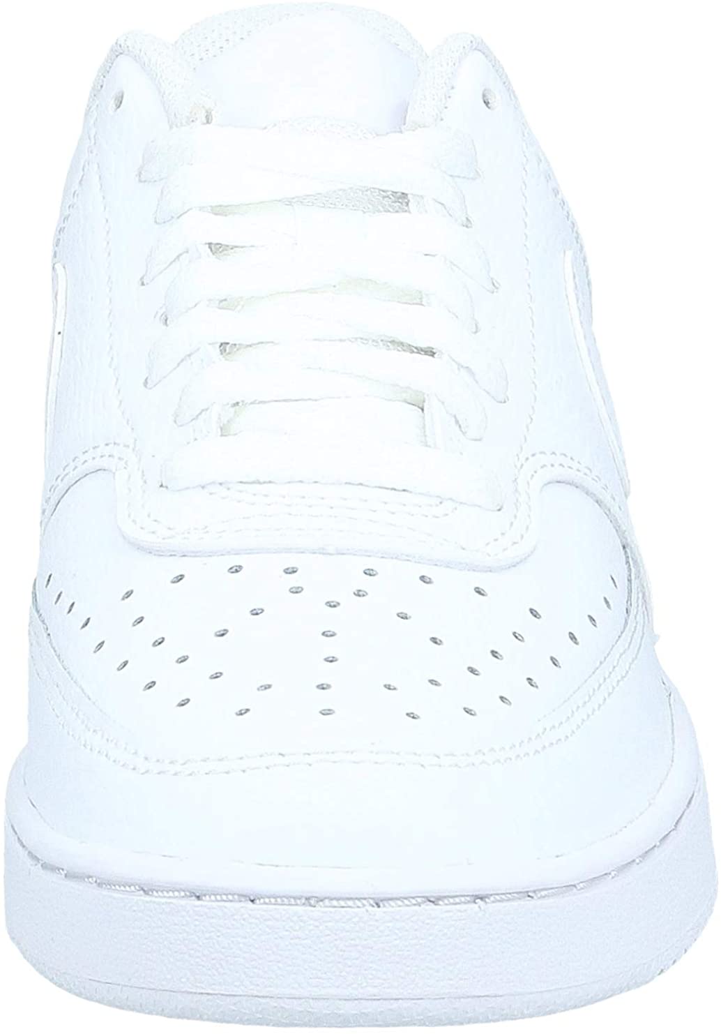 Nike Men's Court Vision Low Sneaker, White/Whiteblack, 12 Regular US - image 2 of 12
