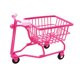 thumbnail image 4 of Mini carrito de compras, mini cesta de almacenamiento, modelo de carrito, lindo accesorio de fotografía. Rosa rojo, 4 of 9